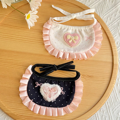 Mokka - Princess Style Tie-On Pet Bib
