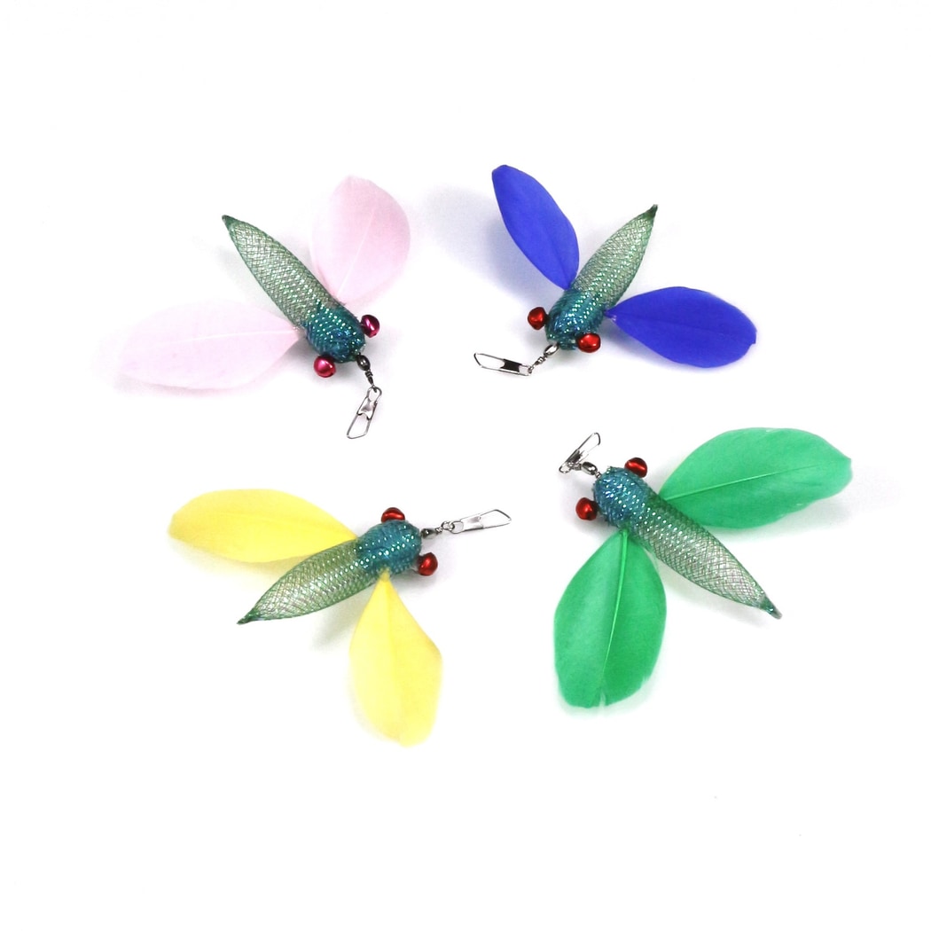 Moo - Dragonfly Shape Cat Wand Attachment Refill Toy