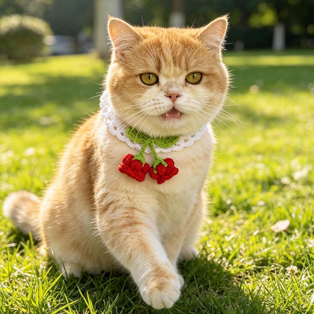 Mokka - Princess Style Flower decorated Pet Collar