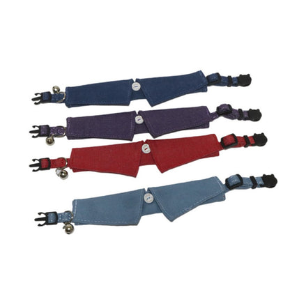 Mokka – Stripe & Solid Shirt Breakaway Cat Collar