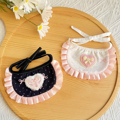 Mokka - Princess Style Tie-On Pet Bib