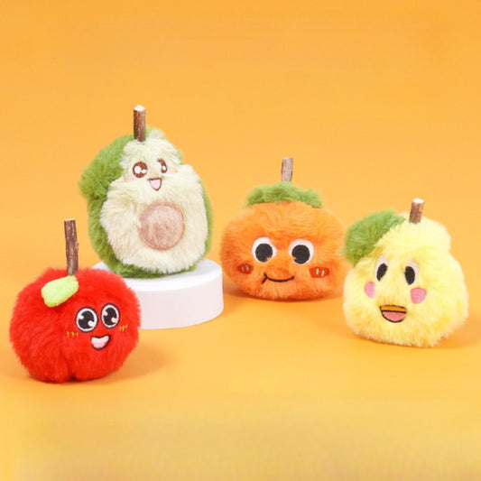 Moo - Fruit Cat Toy with Chew Stick