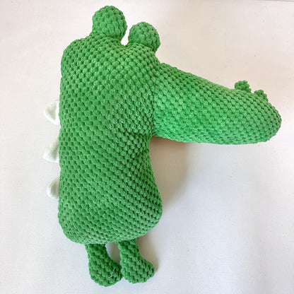 Petkin - Crocodile Character Squeaky Plush Dog Toy