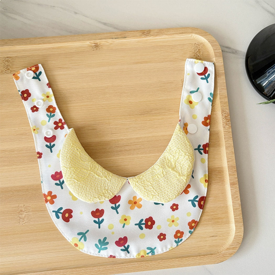 Mokka - Soft Floral Print Decorative Pet Bib