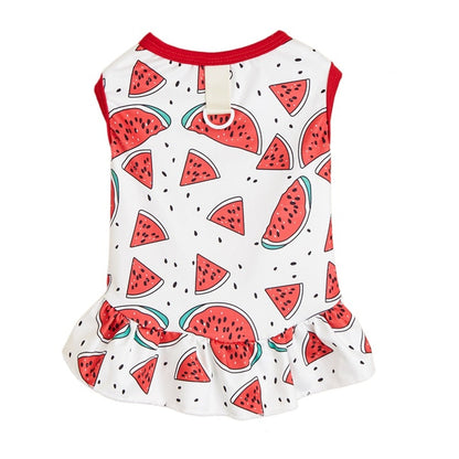 Ozzie - Playful Print Vest Style Pet Dress