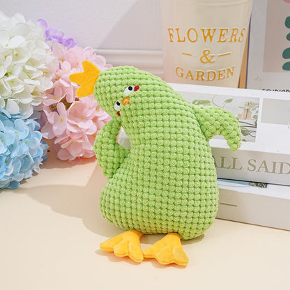 Petkin - Chicken Character Plush Squeaky Dog Toy