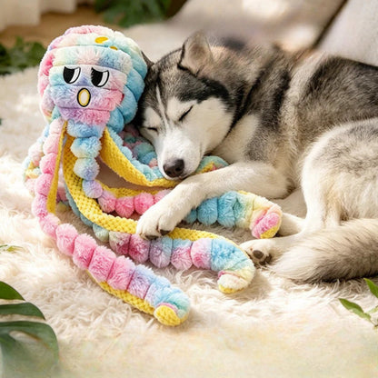 Petkin - Plush Octopus Dog Toy