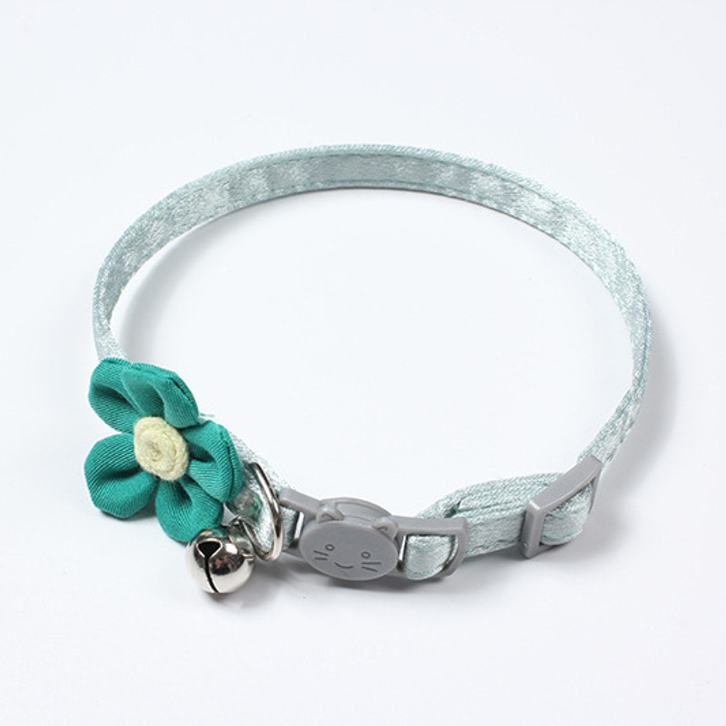 Mokka - Princess Style Flower Cat Collar with Bell