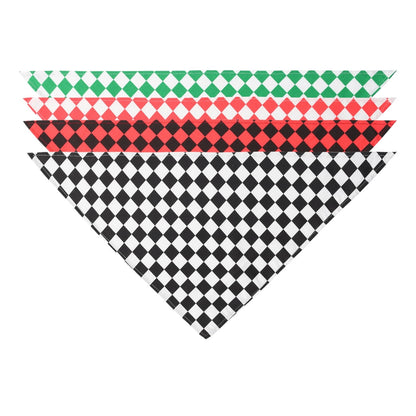 Furbud - Plaid Print Pet Triangle Bandana