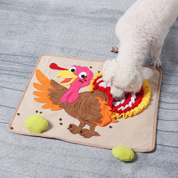 Halloweek - Turkey Dog Snuffle Mat