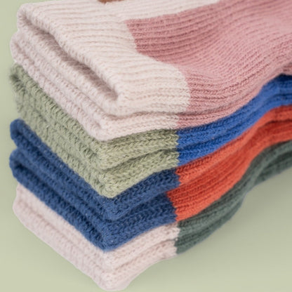 Ozzie – Colorblock Knit Dog Socks (Set of 4)