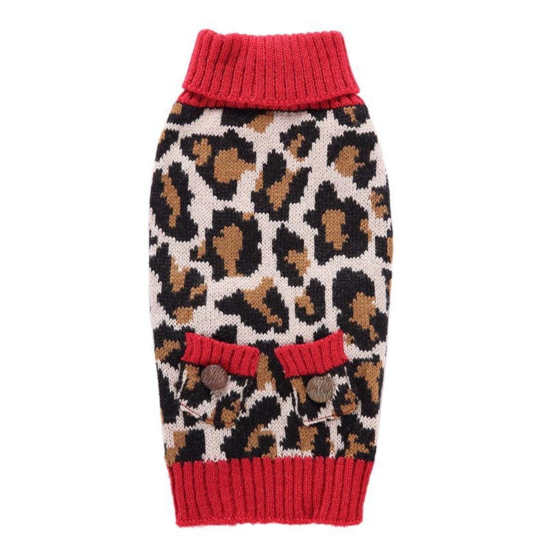 Ozzie - Chic Leopard Pet Sweater