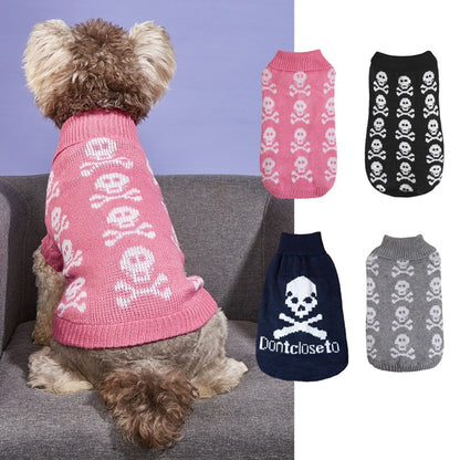 Halloweek - Halloween Skull Graphic Dog Sweater