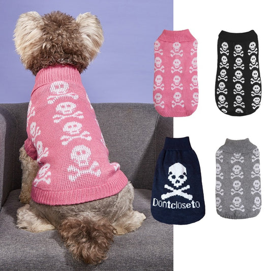 Halloweek - Halloween Skull Graphic Dog Sweater