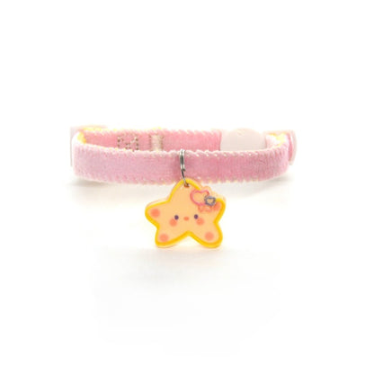 Mokka Simple Star Charm Collar displayed on a white background showing full necklace length