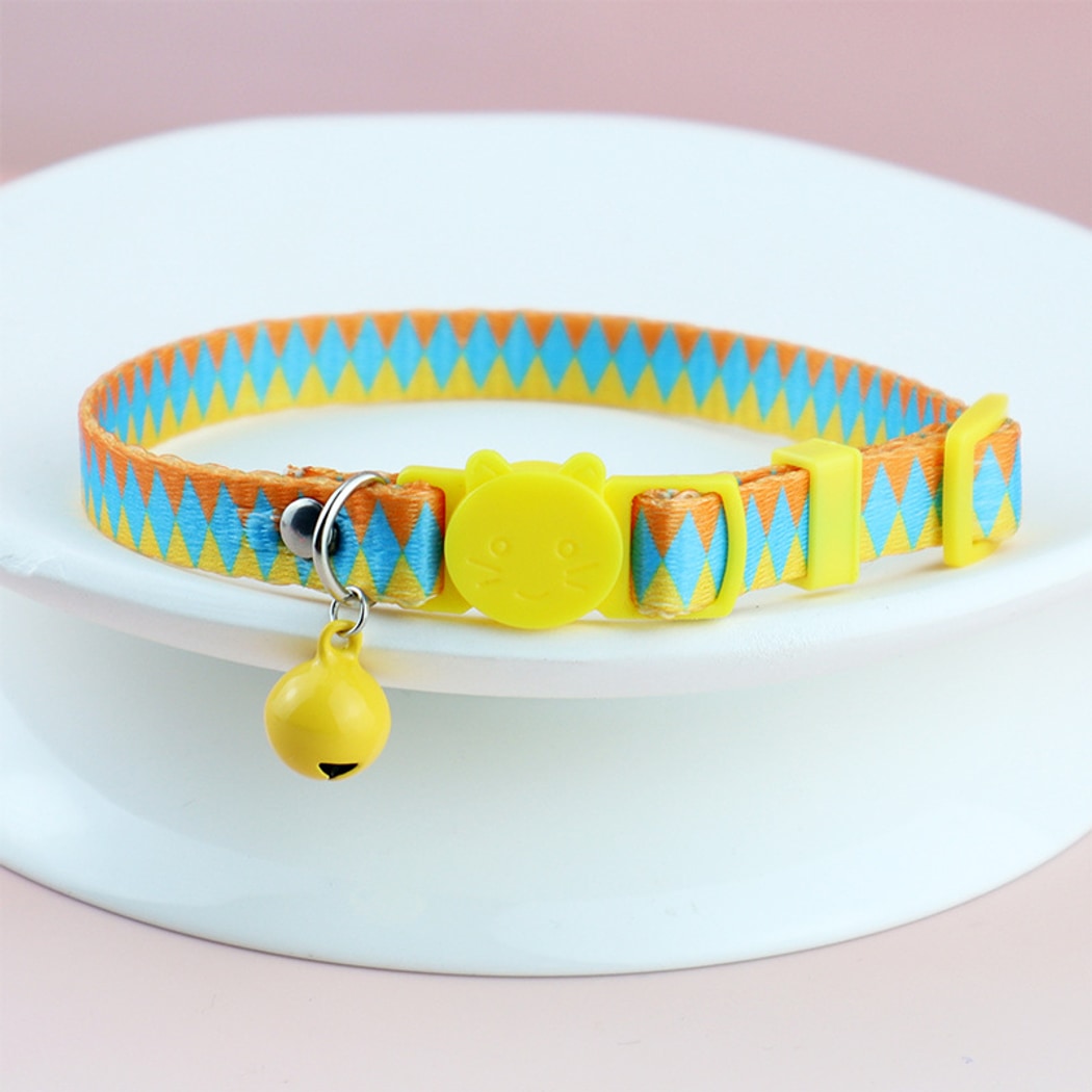 Mokka - Floral Print Cat Collar With AirTag Holder