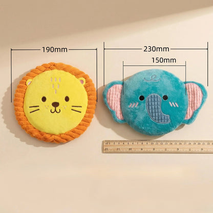 Petkin - Flat Padded Plush Disc Dog Toy