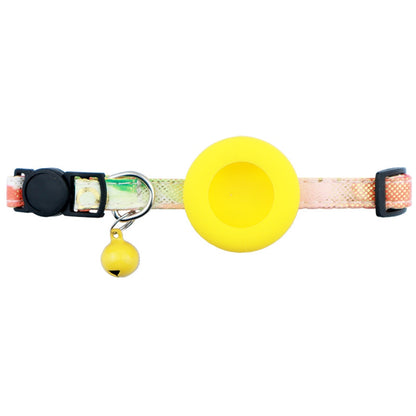 Mokka - Floral Airtag Holder Safety Buckle Cat Collar