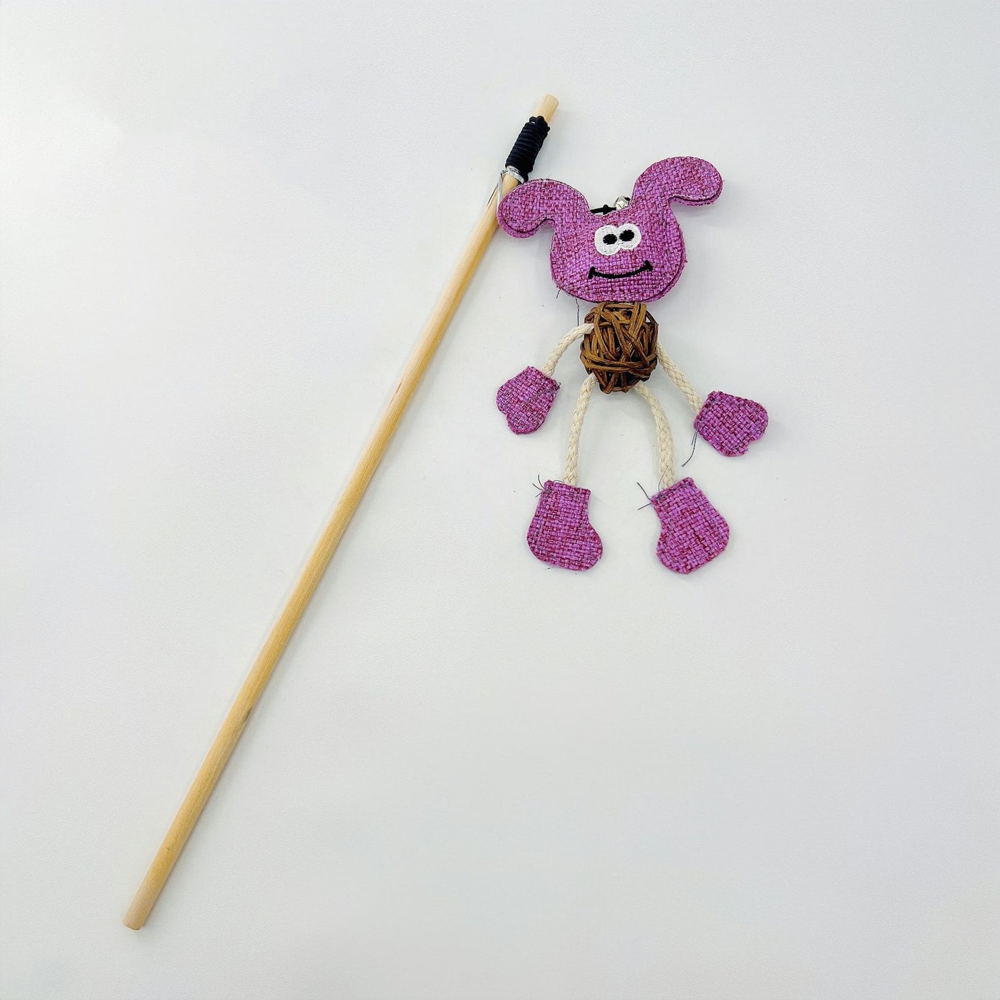 Moo - Bunny Wand Cat Toy