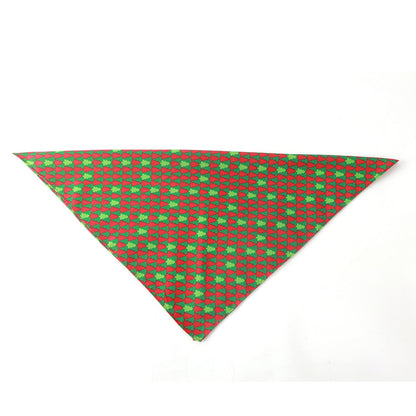 Furbud - Holiday Print Pet Triangle Bandana