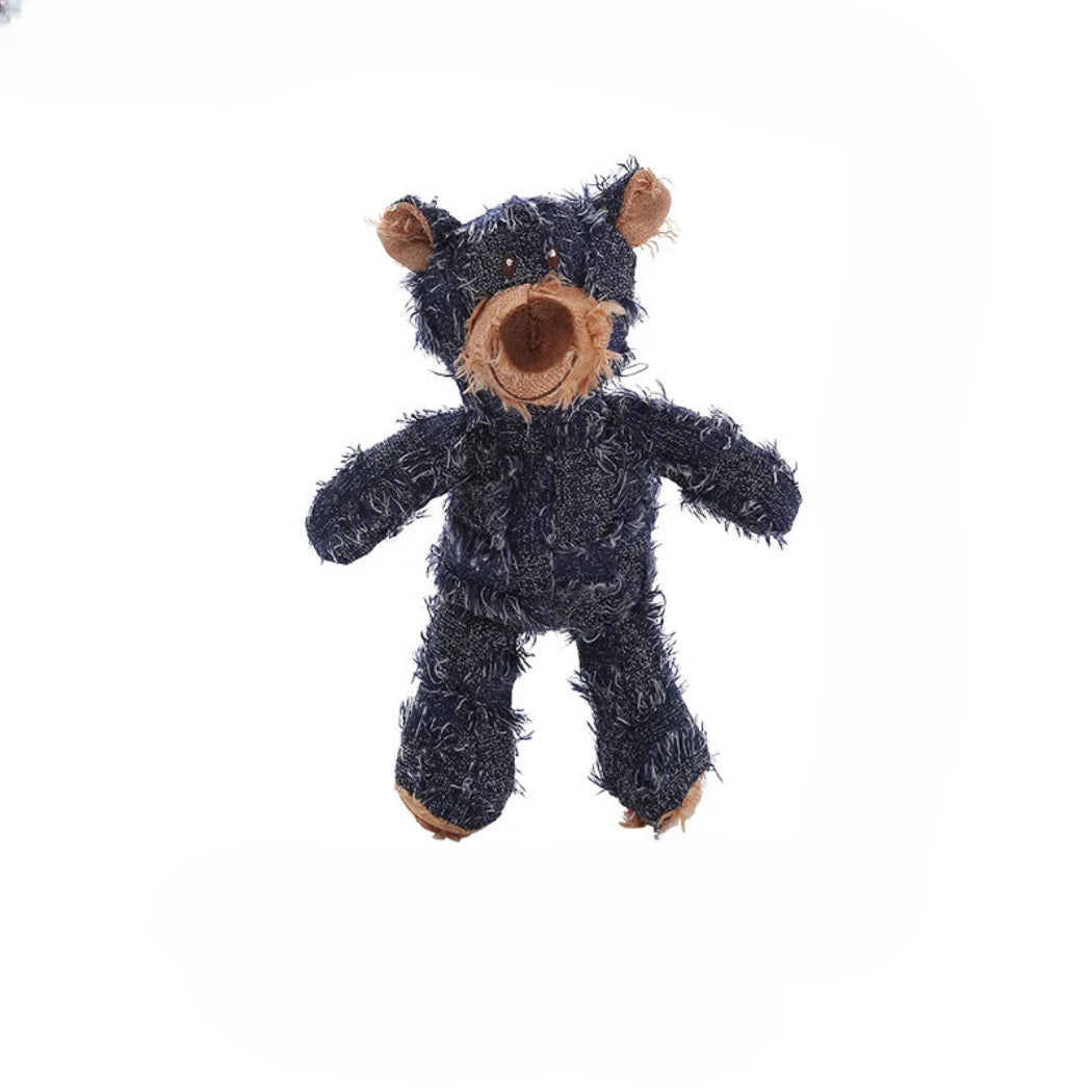 Petkin - Bear Character Plush dog toy