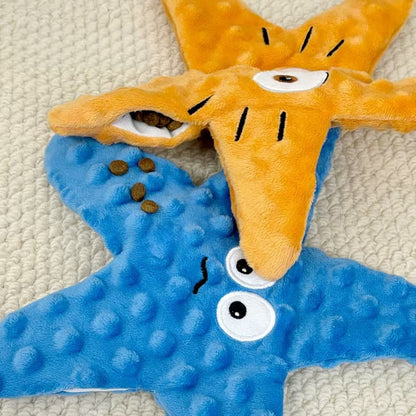 Petkin - Starfish Character Interactive Squeaky Dog Toy