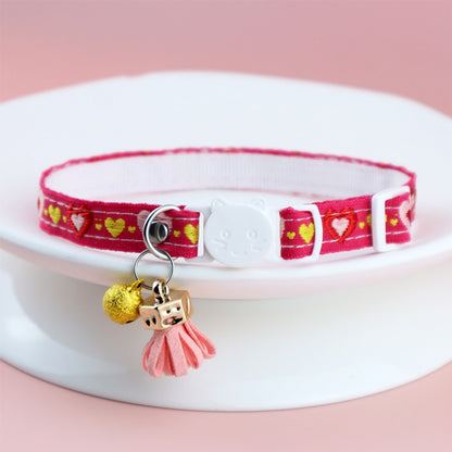 Mokka - Embroidered Pattern Decorative Cat Collar