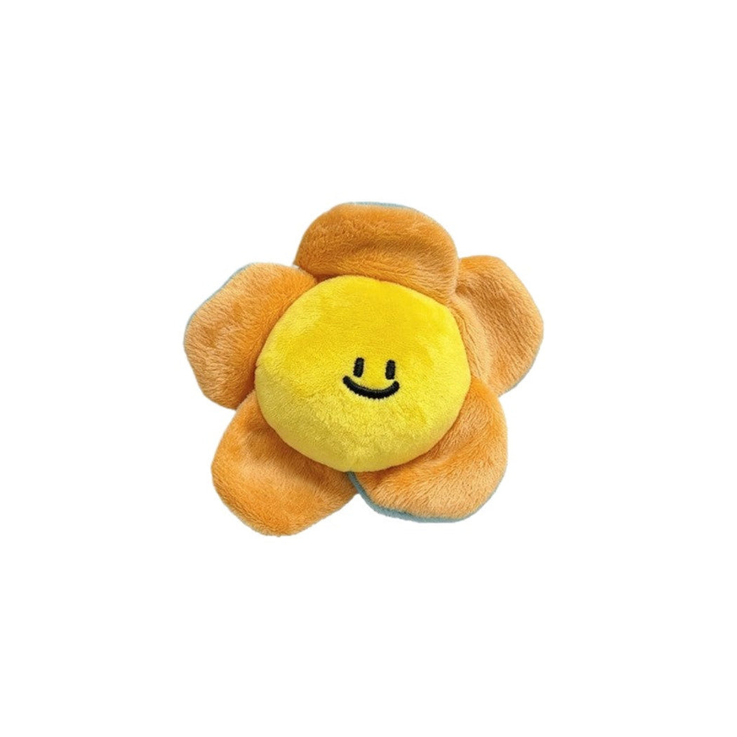 Petkin - Smiling Flower Plush Dog Toy