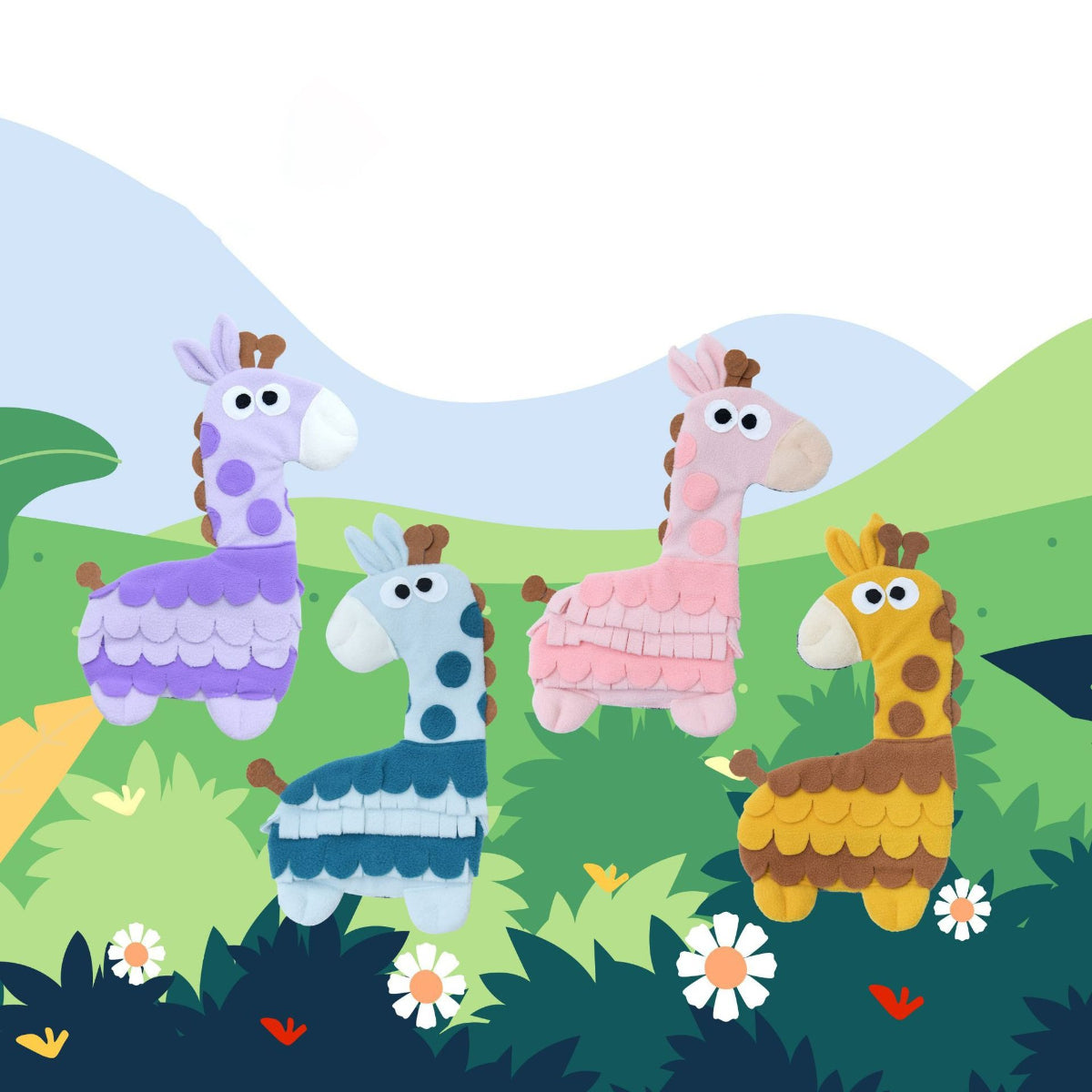 Snuffy – Giraffe Shaped Snuffle Toy