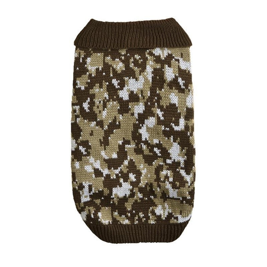 Ozzie - Snowflake Pattern Knit Look Pet Sweater