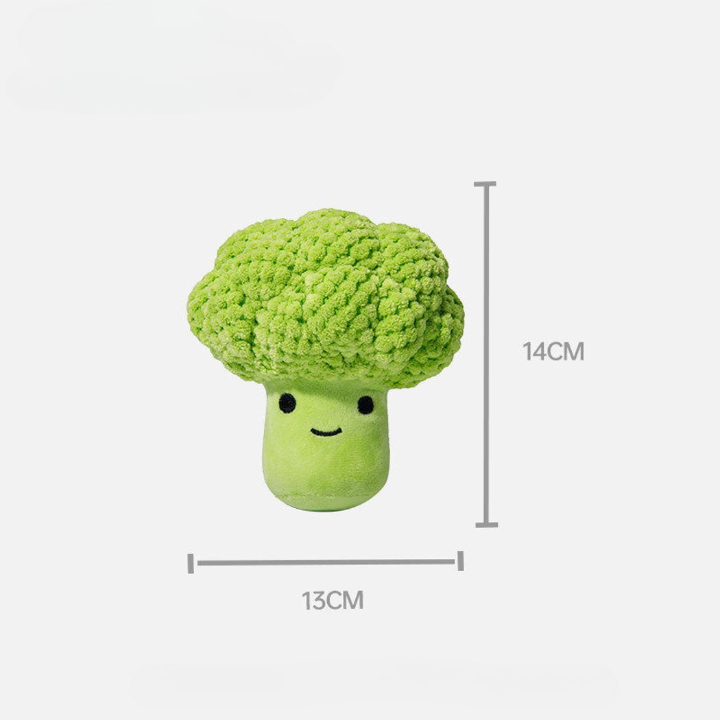 Petkin - Vegetable Shape Plush Squeaky Dog Toy