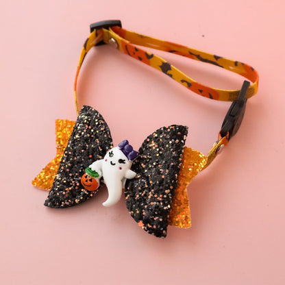 Halloweek - Cartoon Halloween Pumpkin Ghost Spider Collar
