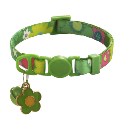 Mokka - Flower Charm Breakaway Cat Collar