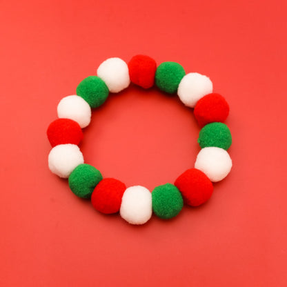 Christmoo - Cartoon Holiday Pattern Christmas Cat Collar