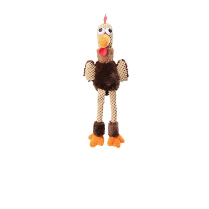 Petkin - Chicken Character Plush Dog Toy