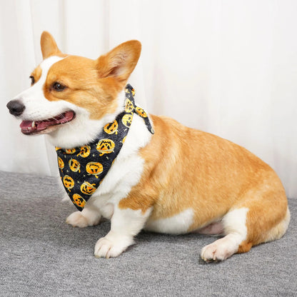 Mokka - Patterned Triangular Bandana Pet Neckwear