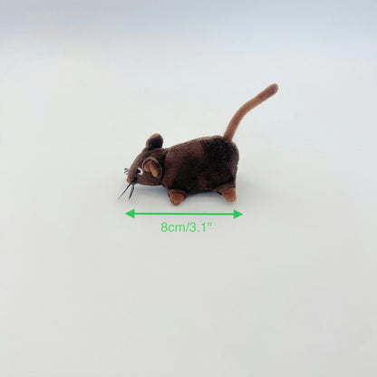 Moo - Brown Mouse Cat Toy