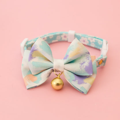 Mokka - Adjustable Bow Tie Bell Pet Cat Collar