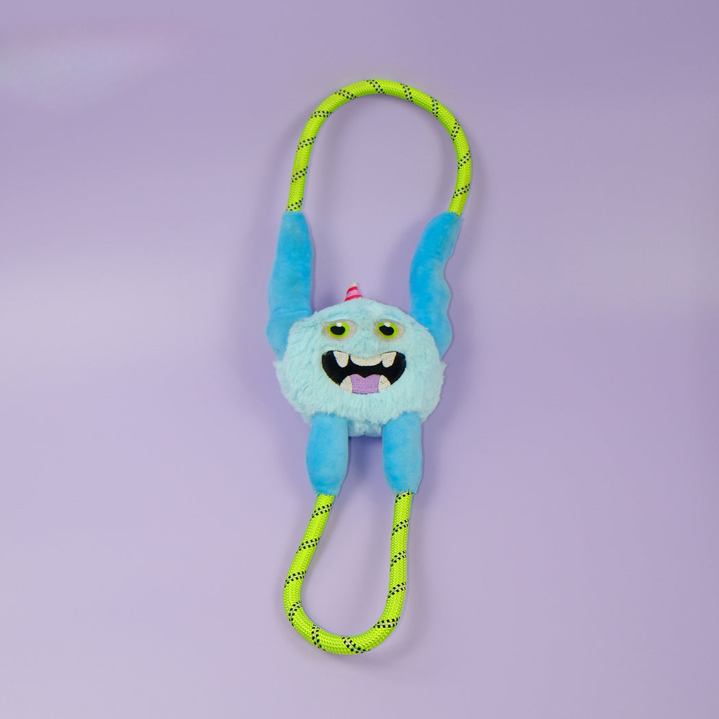 Petkin - Monster Plush Rope Loop Dog Toy