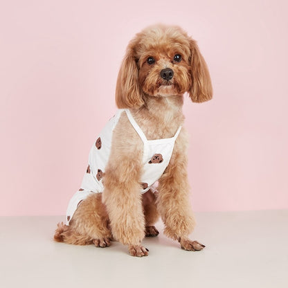 Ozzie - Bear Print Tank Top Style Pet Dress