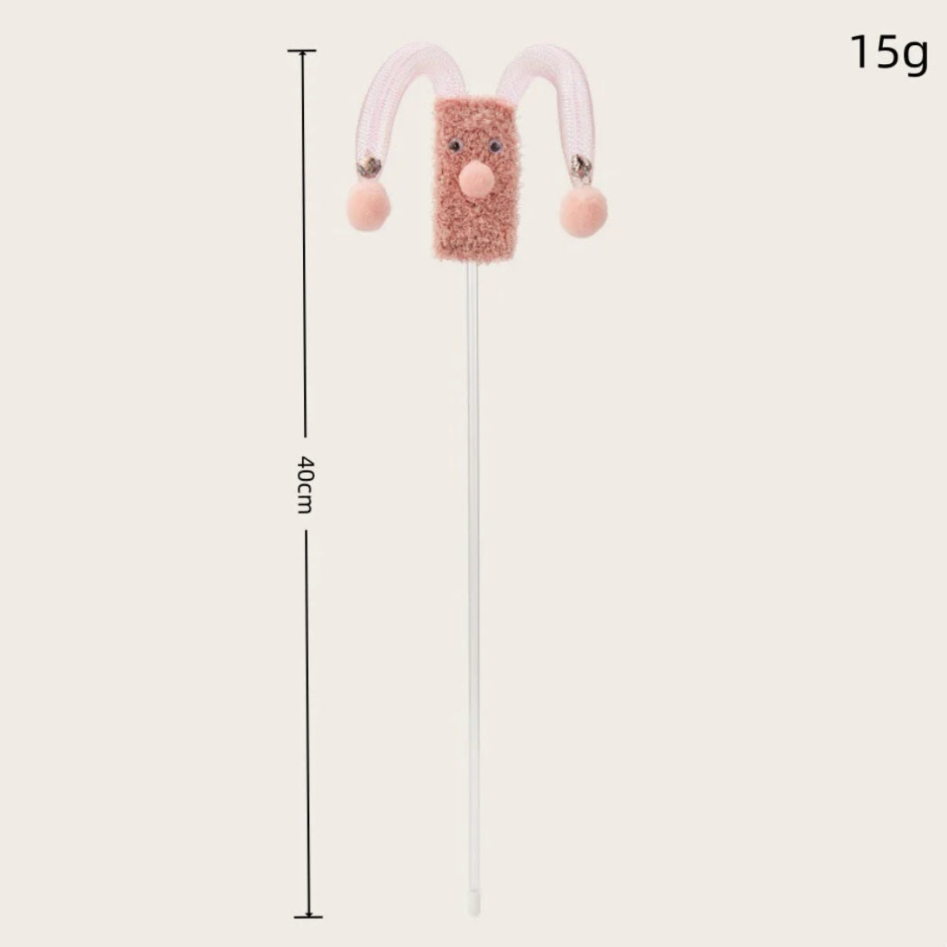 Moo - Clown Character cat teaser wand