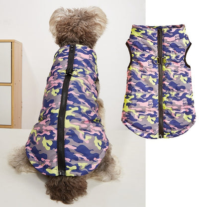 Ozzie - Camouflage Zipper Pet Vest