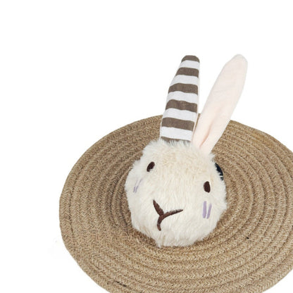 Petkin - Fuzzy Animal Character Squeaky dog toy