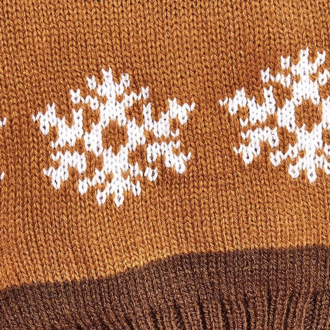 Ozzie - Snowflake Turtleneck Knit Dog Sweater