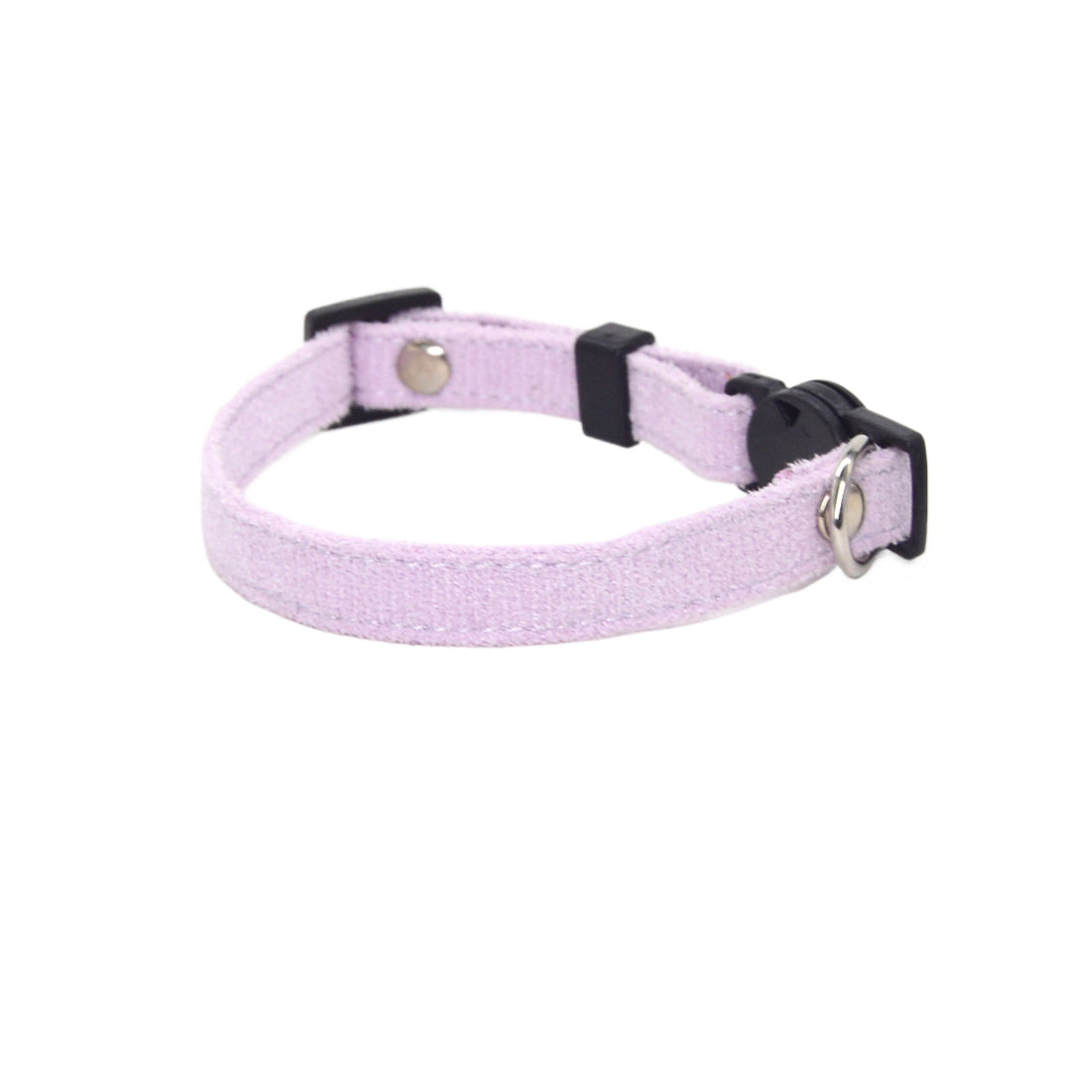 Mokka soft breakaway cat collar in light brown with adjustable buckle