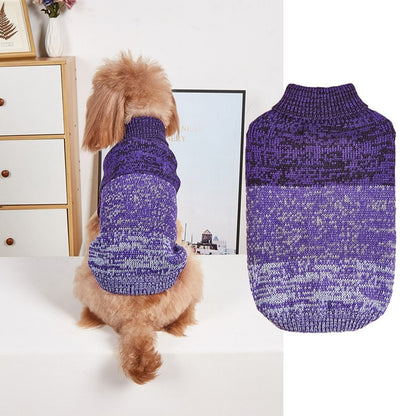 Ozzie - Gradient Turtleneck Pet Knit Sweater