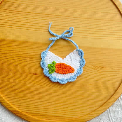 Mokka - Cute Carrot Motif Cat Bib