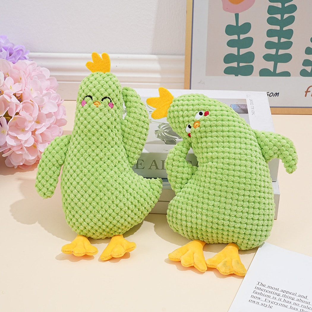 Petkin - Chicken Character Plush Squeaky Dog Toy