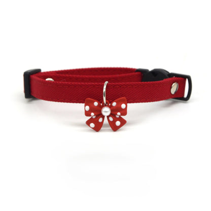 Mokka breakaway collar with adjustable strap laid out to show length and buckle