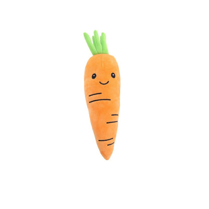 Petkin - Smiling Fruit & Veggie Plush Dog Toy